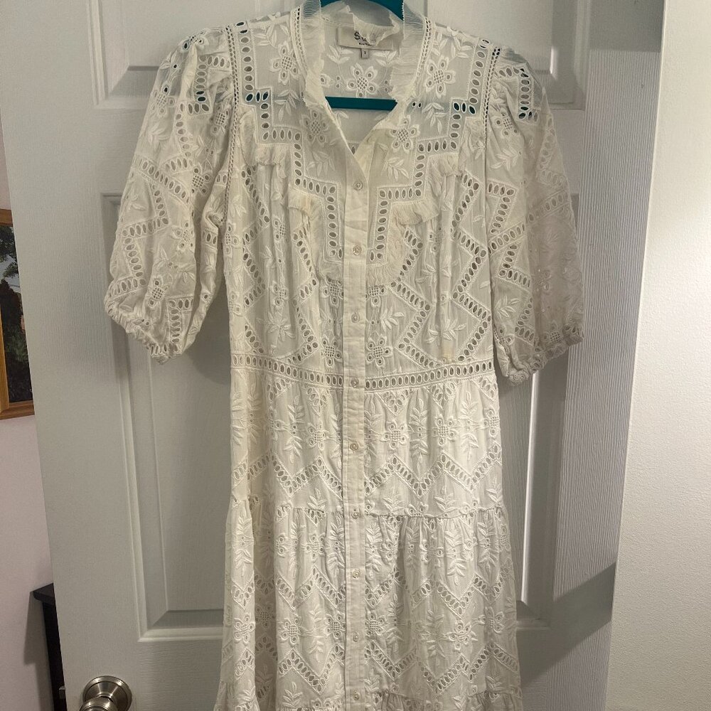 Sea NY Lace Eyelet Dress - Picture 3 of 7